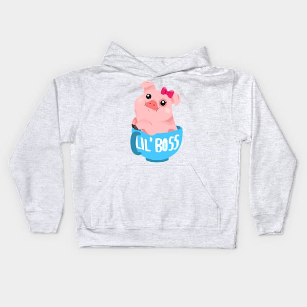 Lil Waddles Kids Hoodie by EstherKim